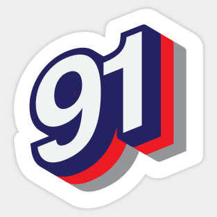 91 Sticker